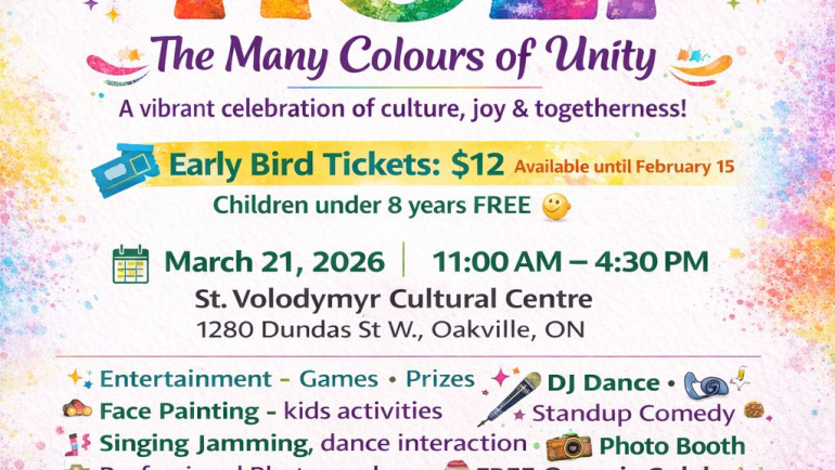 Holi – Many Colours of Unity – 21 March 2026